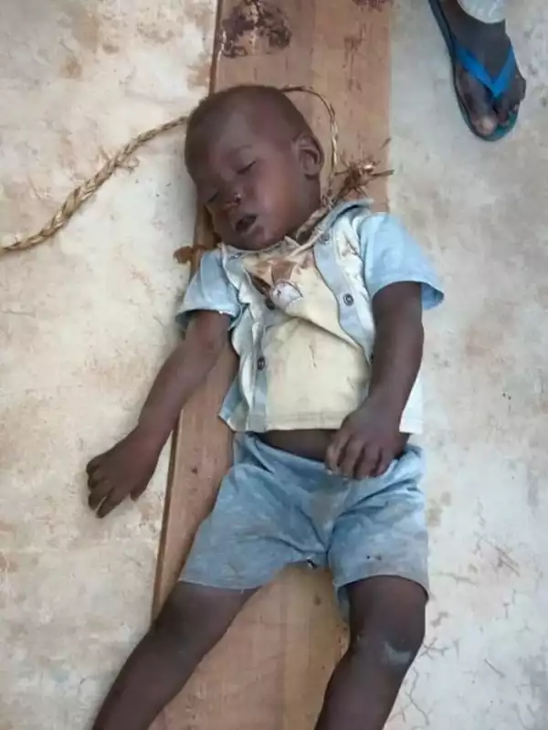 OMG!! 3-Year-Old Boy Killed With Thread Tied Around His Neck In Kano, Dumped In Toilet (Photos)